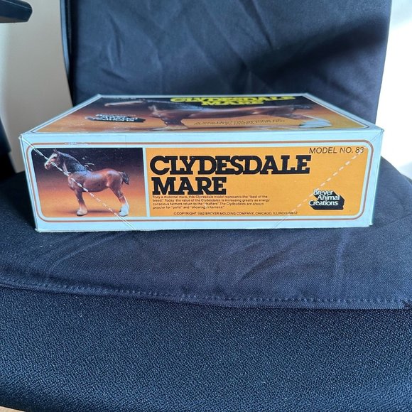 Vintage Breyer #83 Clydesdale Mare in original box, Excellent condition! - Picture 7 of 16